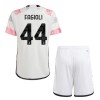 Maillot de Supporter Juventus Fagioli 44 Extérieur 2023-24 Pour Enfant
